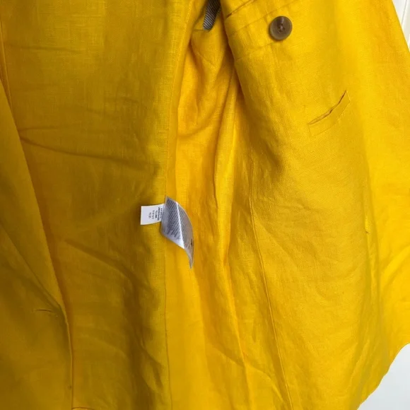 Banana Republic Vibrant Yellow Blazer - Picture 4 of 5